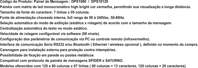 Display Alfanumérico